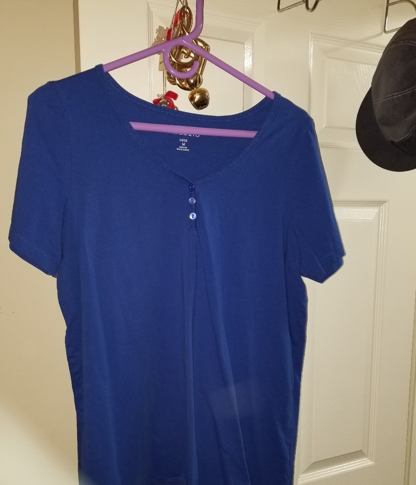 Roman's Ultimate Sweetheart Neck Tee Size 14/16-M